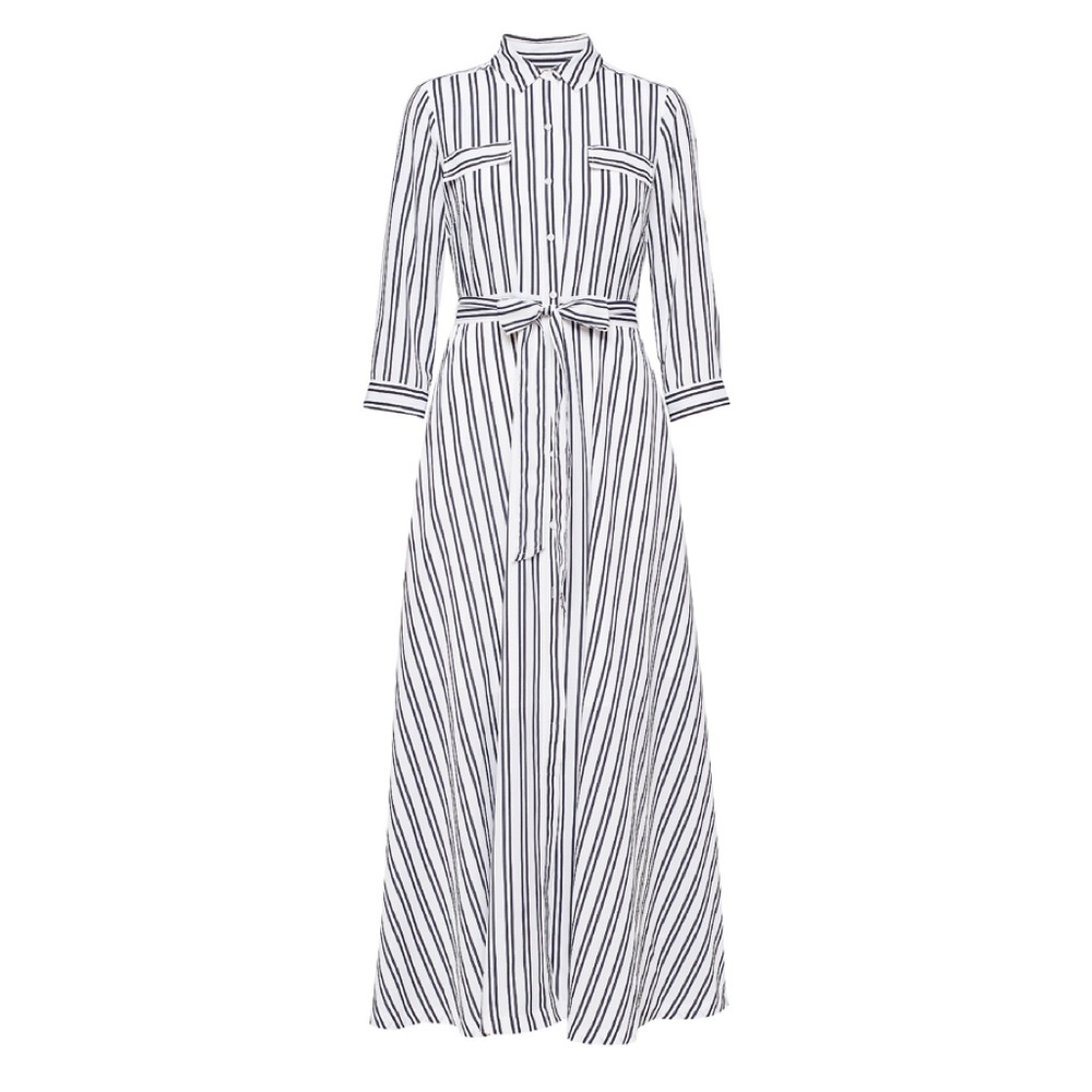 Banana Republic Maxi Shirt Dress with tie waist